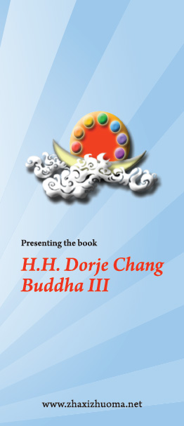 H.H. Dorje Chang Buddha III book Tour U.S.A.